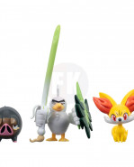 Pokémon Battle figúrka Set 3-Pack Fennekin, Lechonk, Sirfetch'd 5 cm